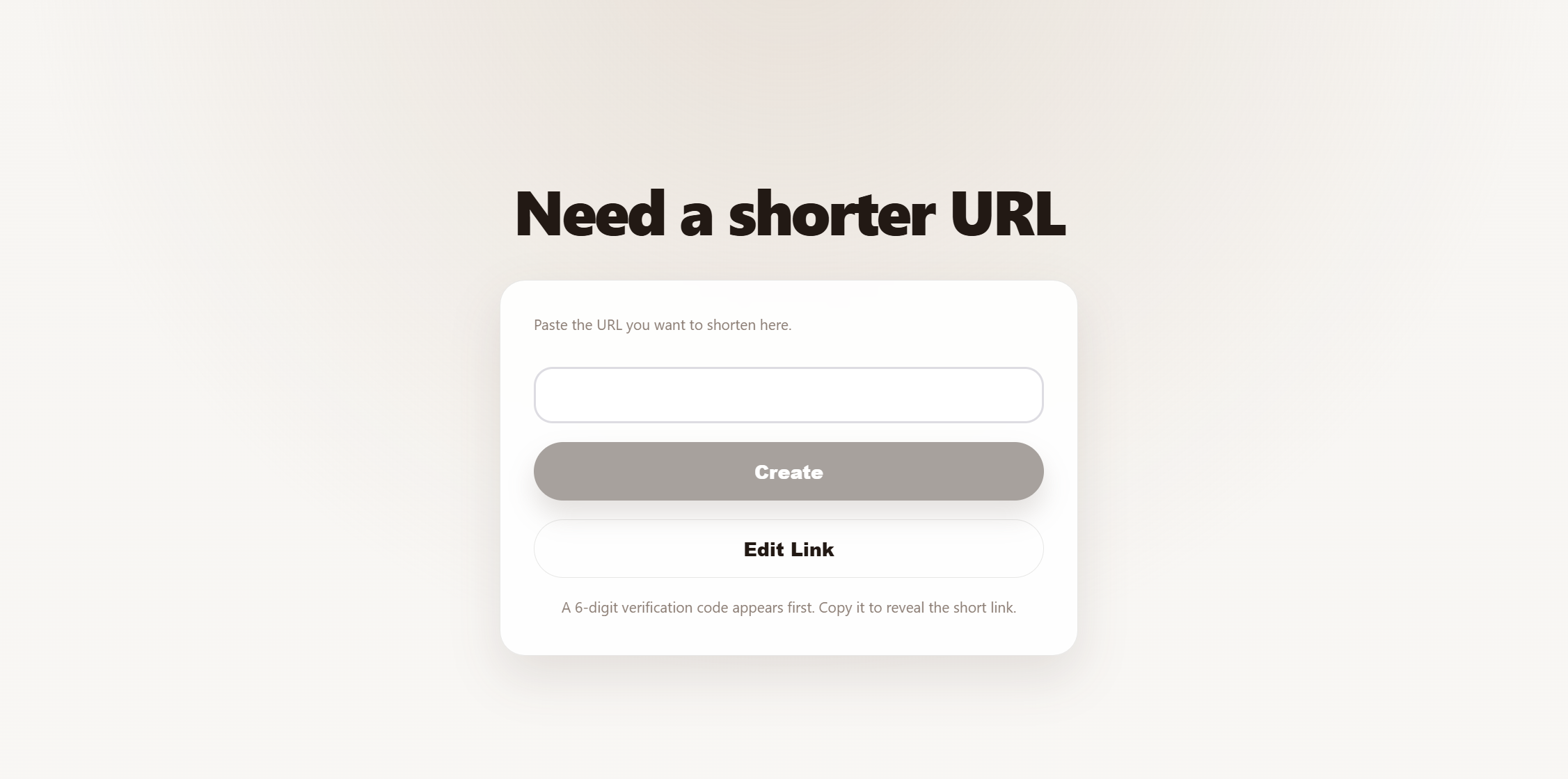 Short Link Generator